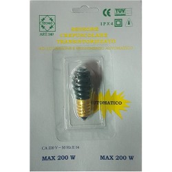 TECNID 140 CREPUSCOLARE A FORMA DI LAMPADA CON ATTACO E14