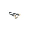 Cavo Antenna Alta Qualità spina / presa + 1 adattatore m/m - 3 mt. COD 9/53  NUOVO