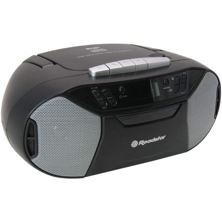 Roadstar RCR-777UD+ piatto audio Giradischi con trasmissione a cinghia Nero