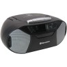 Roadstar RCR-777UD+ piatto audio Giradischi con trasmissione a cinghia Nero
