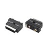 Adattatore scart s-vhs + rca con commutatore entrata uscita in out  COD 11/19  NUOVO