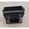 ADATTATORE MONOBLOCCO SPINA/PRESA SCART + 3 PRESE RCA COD 11/18  NUOVO