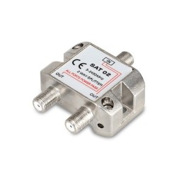 DISTRIBUTORE DI SEGNALE SAT 1 INPUT/2 OUTPUT COD SAT02  NUOVO