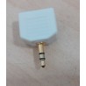 ADATTATORE / SDOPPIATORE DI USCITA CON SPINA JACK 3,5mm  COD I/14 NUOVO