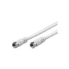 Cavo coassiale satellitare antenna parabola 2 spine tipo F - 1,5 mt  COD 19/00  NUOVO