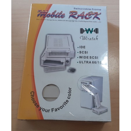 MOBILE RACK rimovibile per 2.5-in 3.5-in HARD DISK DRIVE ZIP MO ATA66   NUOVO