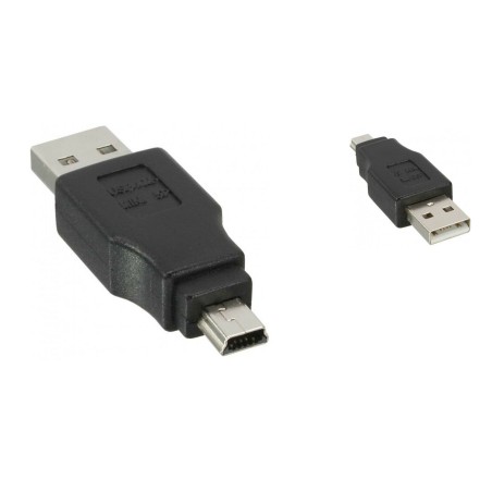 Adattatore converitiore accoppiatore da mini usb tipo B a usb maschio tipo A   nuovo