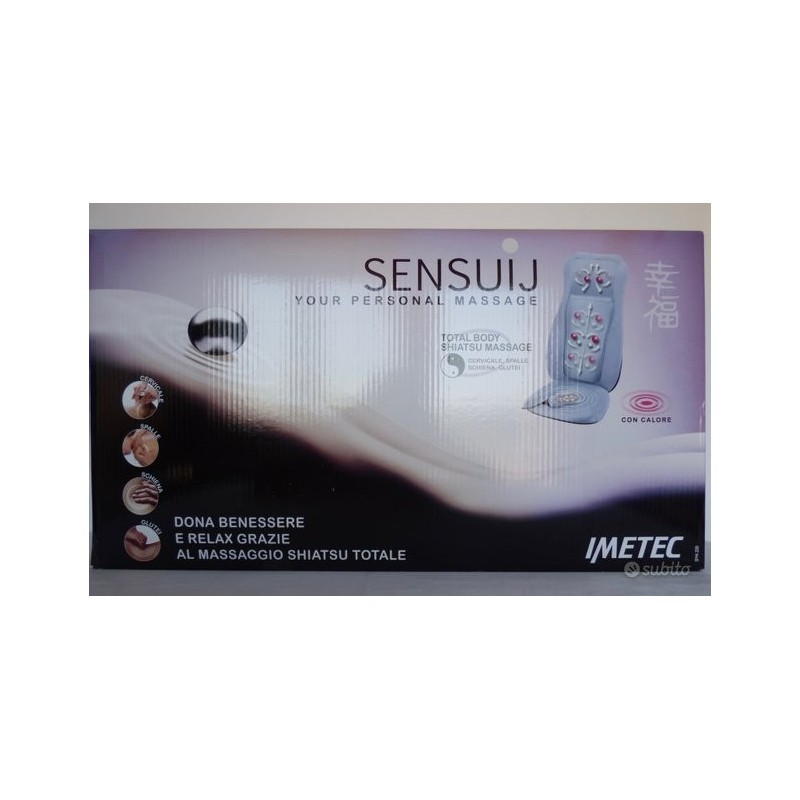 Sedile massaggiante SENSUIJ IMETEC SHIATSU