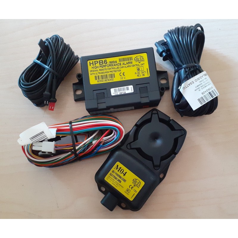 Kit allarme antifurto HPB6 4.5 MSY meta system  M04 + scatola HPB6 / P6478W   NUOVO