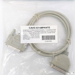 Cavo Stampante 1.8Mt - Grigio  EA001200 tipo Centronics - db25