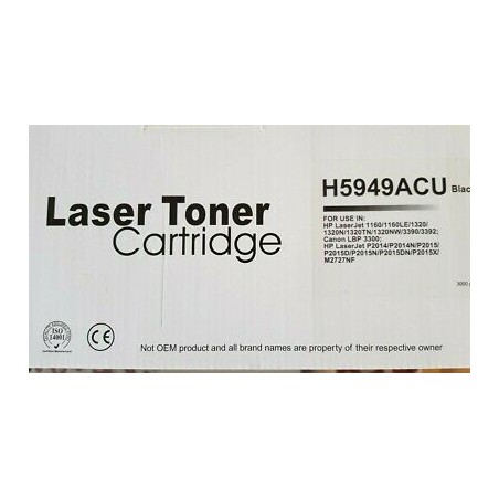 Laser Toner Cartridge H5949ACU Black  NUOVO