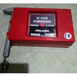 Siresa S.p.A. Firlarm pulsante d'emergenza con rottura vetro IP30   NUOVO
