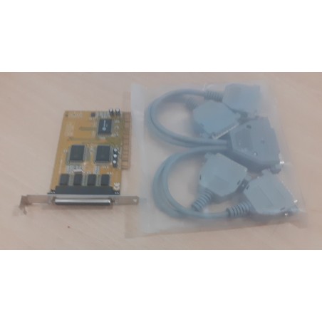 SCHEDA PCI Card 4 Porte RS 232 25 PIN  nuovo