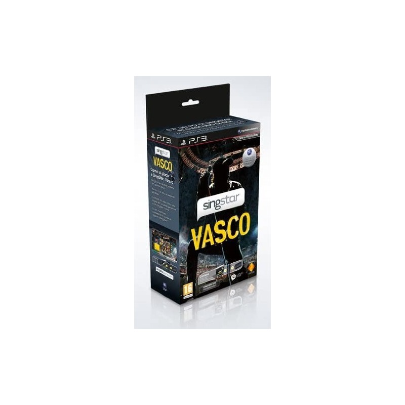 Singstar Vasco Playstation 3 PS3 nuovo Italiano con microfoni Sing Star