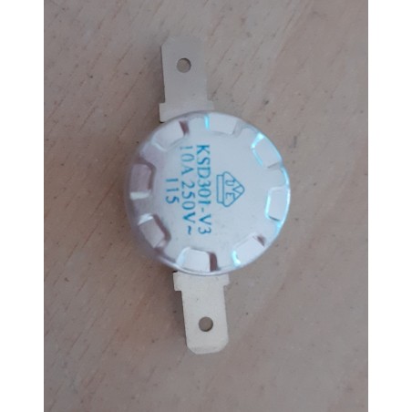 TERMOSTATO COMPATIBILE COD 28204152  KSD301 CQC 115° GRADI 250V 10A FUSIBILE TERMICO RELE TERMICO SENSORE  NUOVO
