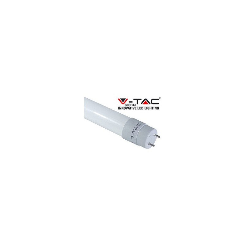 TUBO LED NANO-PLASTIC 22W T8 G13 160° 150CM - BIANCO NATURALE 4000K V-TAC MOD. VT-1577 - SKU 6309