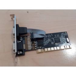 Scheda controller PCI a doppia porta seriale RS232  NUOVO