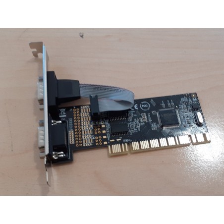 Scheda controller PCI a doppia porta seriale RS232  NUOVO
