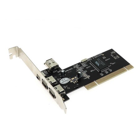 Scheda PCI FIREWIRE 3+1 (4-Port) PCI controller Fire Wire 1394   CHIPSET:   VIA VT6306  NUOVO