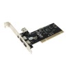 Scheda PCI FIREWIRE 3+1 (4-Port) PCI controller Fire Wire 1394   CHIPSET:   VIA VT6306  NUOVO