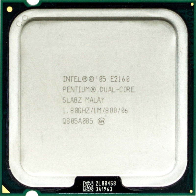 Processore Dual Core Intel Pentium E2160 SLA8Z 1.80GHz / 1M / 800 / 06  USATO