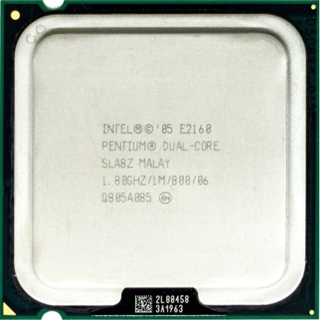 Processore Dual Core Intel Pentium E2160 SLA8Z 1.80GHz / 1M / 800 / 06  USATO
