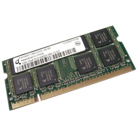MEMORIA SODIMM - Qimonda HYS64T128021HDL-3S-B da 1 GB DDR2 PC 2-5300S-555-12-E0  NUOVO