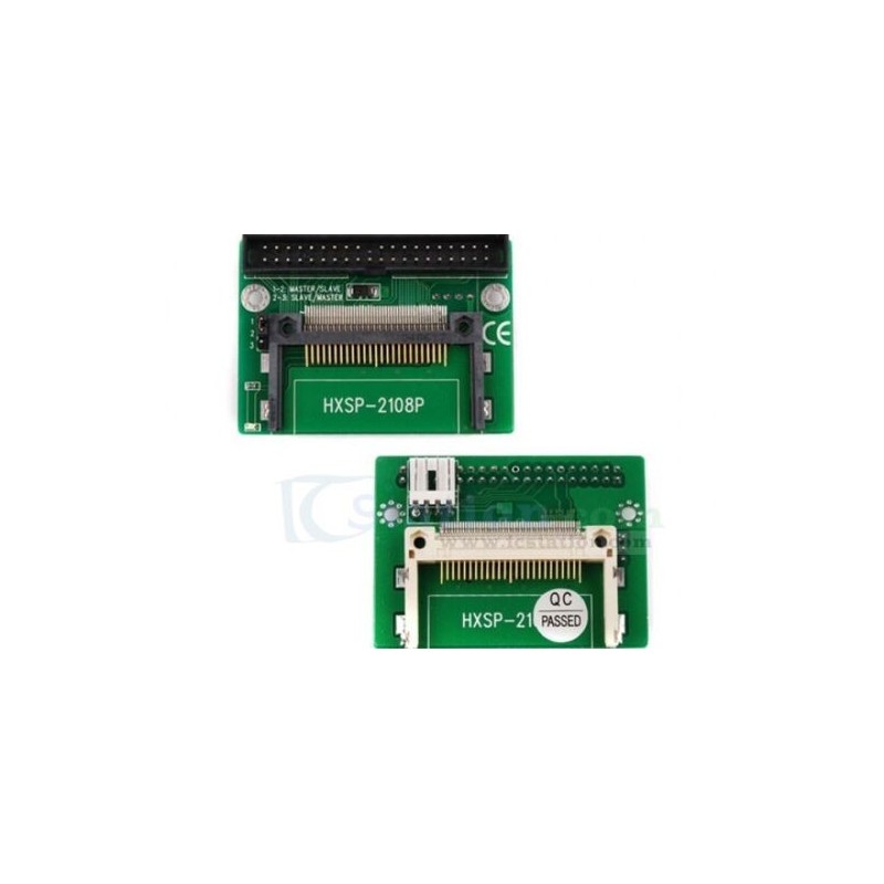 Adattatore compact flash doppio a ide 3.5" connettore maschio NUOVO