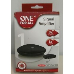 AMPLIFICATORE DI SEGNALE A 1 VIA - ONE FOR ALL SV 9510 Nero