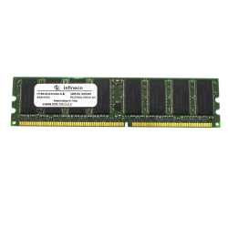 MEMORIA RAM - INFINEON HYS64D32300GU-6-C 32MX64 SDRAM C3E43814 PC2700U-25330-A0 DDR333/256M  USATO