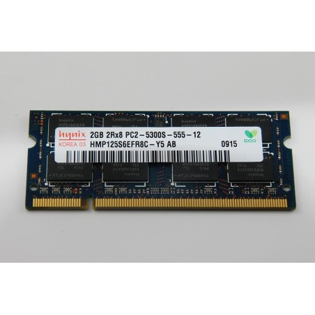 MEMORIA SODIMM - HYNIX 2GB 2RX8 PC2-5300S-555-12  NUOVO