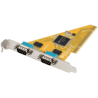 Scheda PCI Seriale porte 2 RS PRO,RS232   nuovo