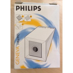 SACCHETTI ASPIRAPOLVERE PHILIPS 6 PEZZI - HR6995 HR6325 HR6339   NUOVO