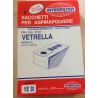 SACCHETTI ASPIRAPOLVERE INTERFILTER COMPATIBILI CON VARI MODELLI DI ASPIRAPOLVERE (COD VE 30) - 6 PEZZI  NUOVO
