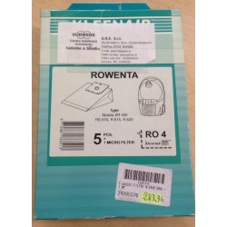 SACCHETTI ASPIRAPOLVERE KLEENAIR COMPATIBILE CON VARI MODELLI DI ASPIRAPOLVERE (COD 28334) - 5 PEZZI  NUOVO