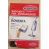 SACCHETTI ASPIRAPOLVERE ROWENTA COMPATIBILE CON VARI MODELLI DI ASPIRAPOLVERE (COD RO-42) - 11 PEZZI  NUOVO