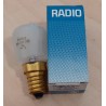 LAMPADINA RADIO  VELLE0SES 220-230V  1/2C  SMERIGLIATA  NUOVO