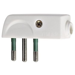SPINA  VIMAR COD 00206.B  2 MODULI +T 10a SPA 11  90^  NUOVO