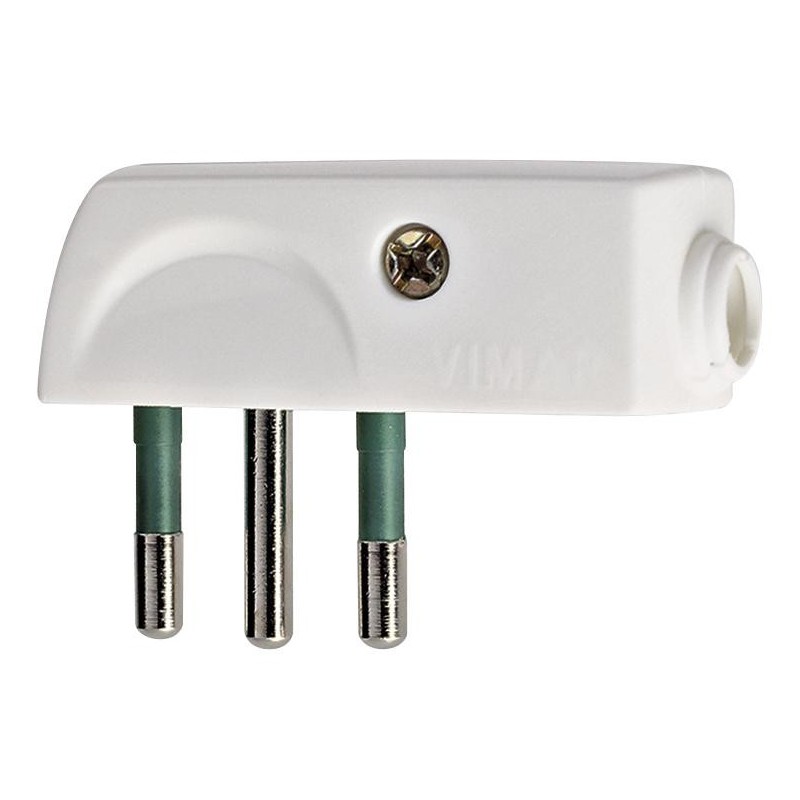 SPINA  VIMAR COD 00206.B  2 MODULI +T 10a SPA 11  90^  NUOVO