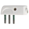 SPINA  VIMAR COD 00206.B  2 MODULI +T 10a SPA 11  90^  NUOVO