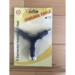 Hanlong Tools Strumento di montaggio  per cavo coassiale satellitare, RG6 WF100 RG59  COD HT-224D  NUOVO