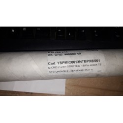 barra led sottopensile micro613mm strip180L  14w/m 4000k ital pek cod. yspmic0613ntbpx8/001