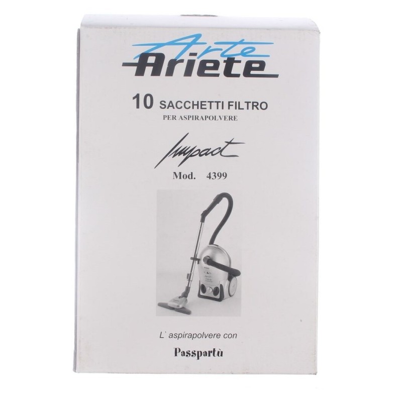 SACCHETTI ASPIRAPOLVERE ARIETE 4399 10 PEZZI (COD13733)  NUOVO